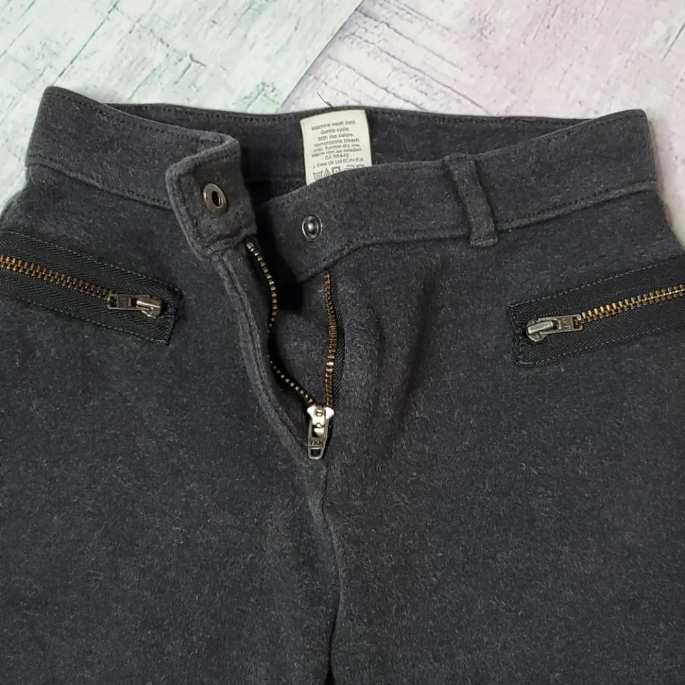 J Crew CrewCuts Leggings with Zipper Accent